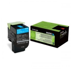 Toner Lexmark Cyan 80C2SCE