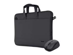 TRUST Bologna Laptop Bag And Mouse Set Black