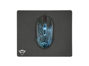 TRUST GAMING MOUSE & MOUSE PAD GXT 783 IZZA