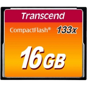 Memory Card Compact Flash Transcend 133x 16GB