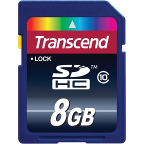 Memory Card SDHC Transcend 8GB, Class 10