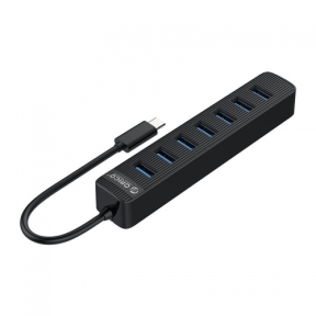 HUB USB Orico TWC3-7A-BK, 7x USB 3.2 gen 1, Black