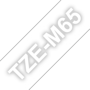 Banda Laminata Brother TZE-M65 36MM/8M CLEAR MATT/WHITE