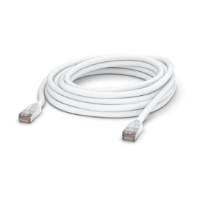 Patch Cord Ubiquiti UACC-CABLE-PATCH-EL-8M-W, Cat5e, S/UTP, 8m, White