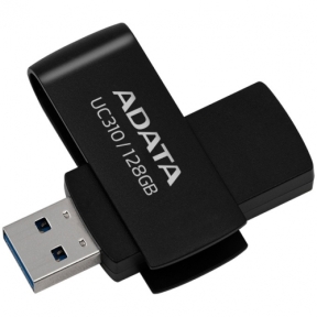 MEMORIE USB 3.2 ADATA 128 GB, protectie slide laterala, carcasa plastic, negru, 