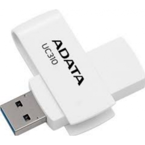 MEMORIE USB 3.2 ADATA 64 GB, protectie slide laterala, carcasa plastic, alb, 