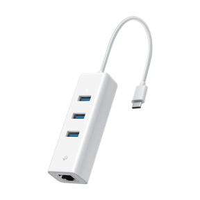 Placa de retea TP-Link UE330C, USB-C, White