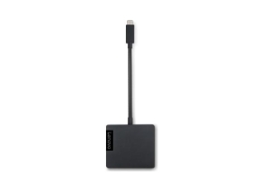 Adaptor Lenovo 4X90M60789, USB-C - 1x HDMI, 1x USB, 1x HDMI, 1x VGA, 1x RJ45, Black