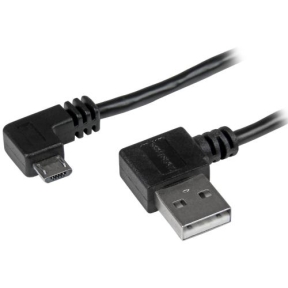 Cablu de date Startech USB2AUB2RA1M, USB - micro USB, 1m, Black