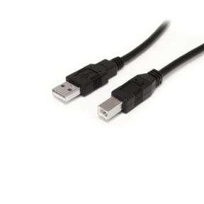 Cablu Startech USB2HAB30AC, USB 2.0 - USB-B, 9m, Black