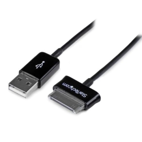 Cablu de date Startech USB2SDC2M, USB - Samsung (30 Pin), 2m, Black
