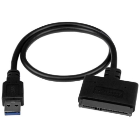 Cablu Startech USB312SAT3CB, USB - SATA, 0.5m, Black