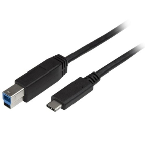 Cablu Startech USB315CB2M, USB-B - USB-C, 2m, Black
