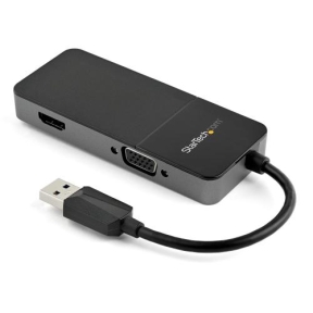 Adaptor Startech USB32HDVGA, USB 3.0 - HDMI + VGA, Black