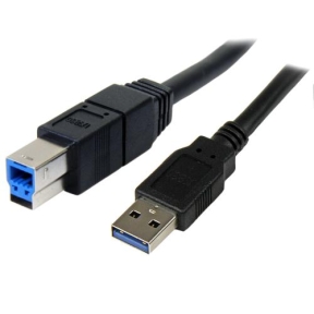 Cablu Startech USB3SAB3MBK, USB 3.0 - USB-B, 3m, Black