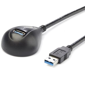 Cablu Startech USB3SEXT5DKB, USB female - USB male, 1.5m, Black