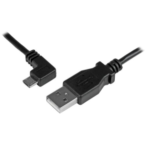 Cablu Startech USBAUB50CMLA, USB - microUSB, 0.5m, Black