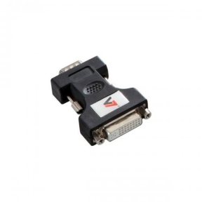 Adaptor V7 V7E2VGAMDVIIF-ADPTR, VGA female - DVI male, Black