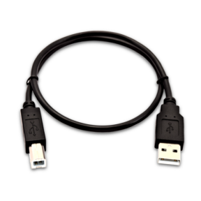 Cablu V7 V7USB2AB-50C-1E, USB-A - USB-B, 0.5m, Black