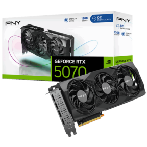 Placa video PNY nVidia GeForce RTX 5070 Triple Fan OC 12GB, GDDR7, 192 bit