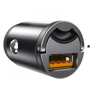 INCARCATOR auto Baseus Tiny Star, Quick Charge 30W, 1 x USB 5V/4.5A, gri 