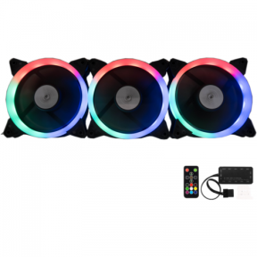 Ventilator Floston AURORA RGB pack 3xfan, 120mm