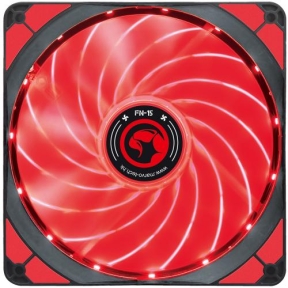 Ventilator Marvo FN-15, Red LED, 140mm