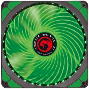 Ventilator Marvo FN-16, Green LED, 140mm