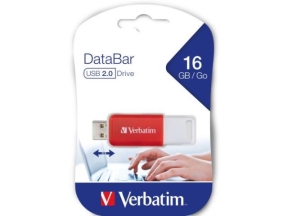 Verbatim DataBar USB 2.0 Drive Red 16GB