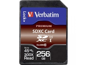 Verbatim Premium SDXC C10/U1 256GB