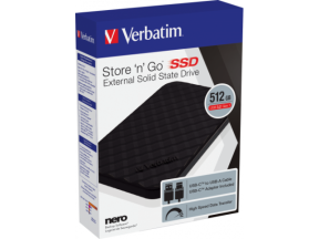 Verbatim STORE´N´GO External SSD USB 3.2 GEN1 512GB BLACK