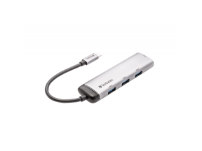 VERBATIM USB-C™ Multiport Hub (includes 15cm USB-C™ cable)