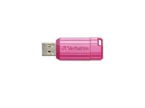 VERBATIM USB Pinstripe 64GB Pink
