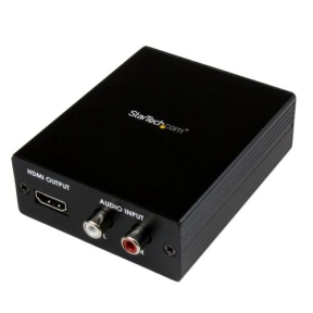 Adaptor converter Startech VGA2HD2, VGA + RCA + HDMI, Black