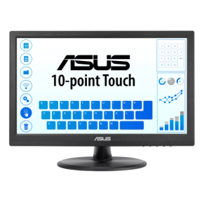 Monitor LED Touchscreen ASUS VT169HE, 15.6 inch, 1920x1080, 5 ms GTG, Black