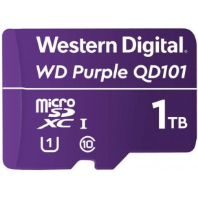 Memory Card microSDXC Western Digital Purple SC QD101 1TB, Class 10, UHS-I U
