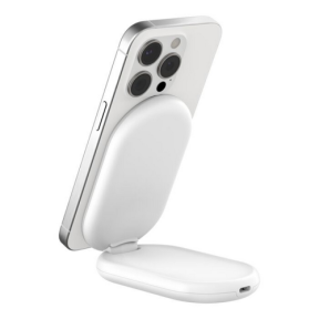 Incarcator Wireless Belkin BoostCharge Magnetic Foldable, 15W, White