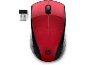 Mouse Optic HP 220, USB Wireless, Red-Black