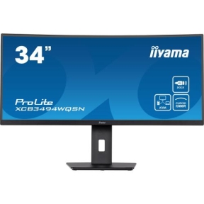 Monitor LED Curbat Iiyama ProLite XCB3494WQSN-B5, 34inch, 3440x1440, 0.4ms, Black