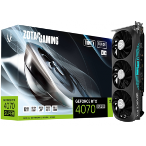 Placa video Zotac nVidia GeForce RTX 4070 SUPER Trinity OC 12GB, GDDR6X, 192bit