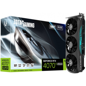 ZOTAC GAMING GeForce RTX 4070 Ti SUPER Trinity - Black Edition - graphics card - GeForce RTX 4070 Ti Super - 16 GB - black