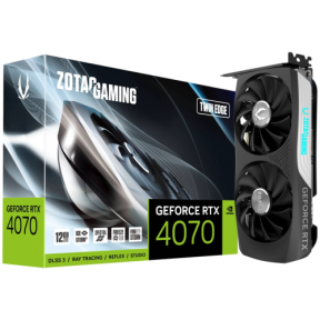 Placa video ZOTAC nVidia GeForce RTX 4070 Twin Edge 12GB, GDDR6, 192bit