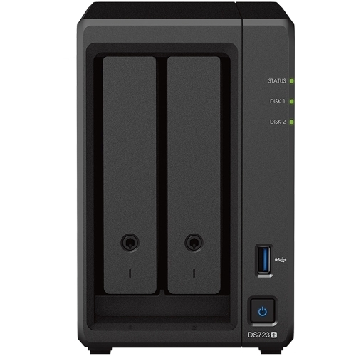 Bundle NAS Synology DiskStation DS723+, 2GB + 2 x Hard Disk Seagate IronWolf 10 TB, SATA3, 256 MB, 3.5 inch