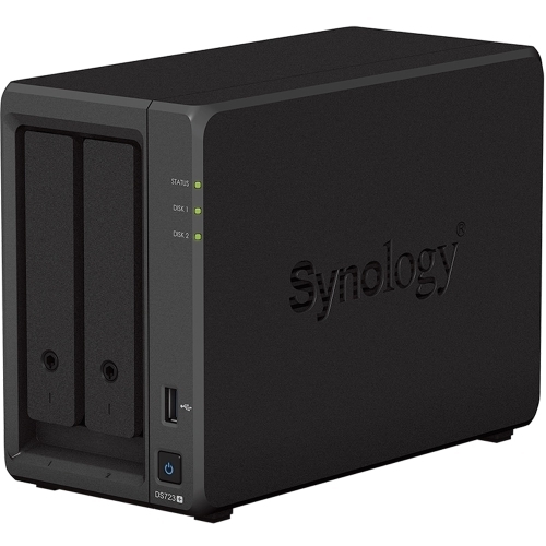Bundle NAS Synology DiskStation DS723+, 2GB + 2 x Hard Disk Seagate IronWolf 10 TB, SATA3, 256 MB, 3.5 inch