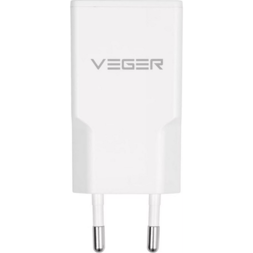 Incarcator retea Veger 30W1A1C, 1 x USB-A, 1 x USB-C, 30 W, White