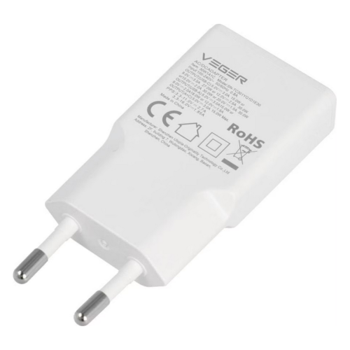Incarcator retea Veger 30W1A1C, 1 x USB-A, 1 x USB-C, 30 W, White