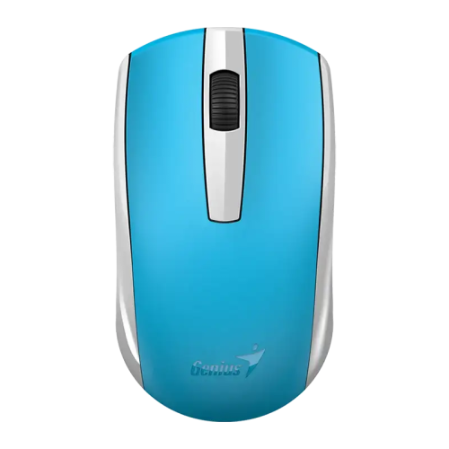 Mouse Optic Genius ECO-8100, USB Wireless, Blue-Gray