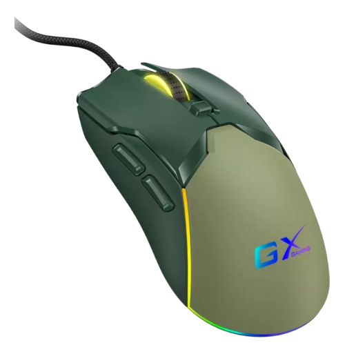 Mouse Optic Genius Scorpion M700, RGB LED, USB-A, Green