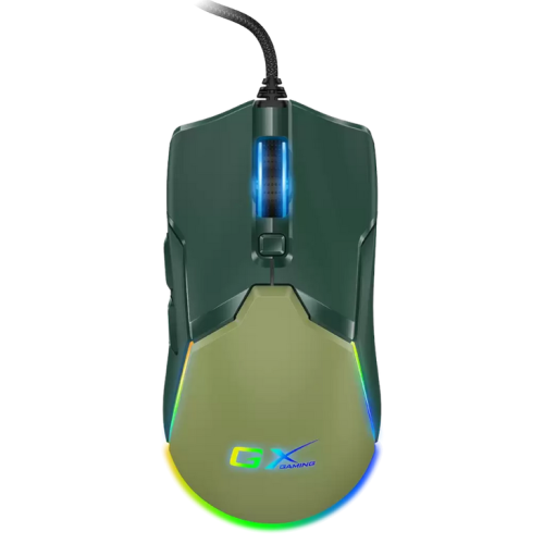 Mouse Optic Genius Scorpion M700, RGB LED, USB-A, Green