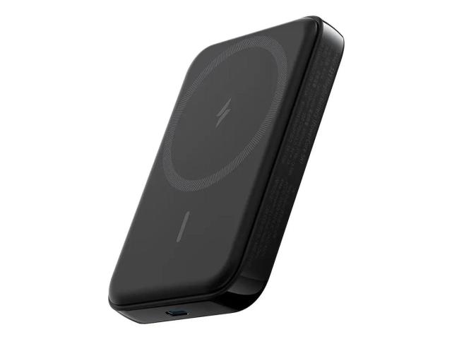 Baterie externa Anker 321 MagGo, 5000mAh, USB-C, Black